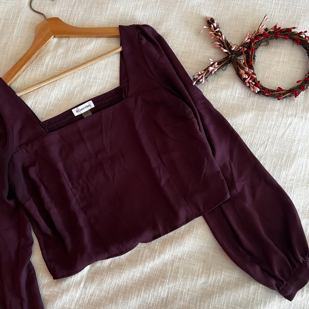 Plum Blouse (Calvin Klein)